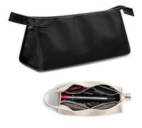 Veki Bolsa de Almacenamiento Compatible con Dyson Airwrap Styler y Dyson Supersonic, Funda de Viaje para Secador de Pelo Dyson y Shark, Bolsa Protectora de Viaje de Rizador de Pelo (Negro, Triángulo)