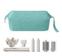 Veki Bolsa de Almacenamiento y Viaje Impermeable para Dyson Airwrap/Supersonic, Shark FlexStyle, Estuche Portátil Protector para Accesorios de Secador (Verde, 37×16×20 cm)