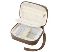 Veki Funda para Cámara Digital, Estuche para Kodak PIXPRO FZ45/FZ55/C1 | Bolsa Protectora e Impermeable con Compartimento para Tarjetas SD, para Sony Cybershot, IXNAIQY/EJXHKNF, Marrón