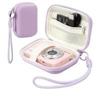 Veki Funda para Kodak PIXPRO FZ45/FZ55, Funda Rígida Cámara Fotos, Morado | Estuche EVA para Lumix TZ99, Canon IXUS 285 HS/PowerShot, Bolsa de Viaje para Camara Pequeña, Compatible con IXNAIQY/EJXHKNF