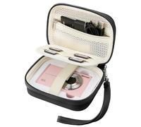 Veki Fundas Rígidas para Cámara Digital, Compatible con Kodak PIXPRO, Bolsa Protectora Antigolpes e Impermeable con Compartimento para Tarjetas SD, para Sony Cybershot, VAHOIALD (Negro)