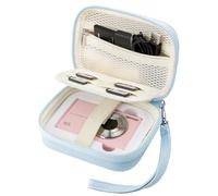 Veki Fundas Rígidas para Cámara Digital, Compatible con Kodak PIXPRO, Bolsa Protectora Antigolpes e Impermeable con Compartimento para Tarjetas SD, para Sony Cybershot, VAHOIALD (Azul)