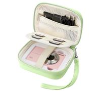Veki Fundas Rígidas para Cámara Digital, Compatible con Kodak PIXPRO, Bolsa Protectora Antigolpes e Impermeable con Compartimento para Tarjetas SD, para Sony Cybershot, VAHOIALD (Verde)