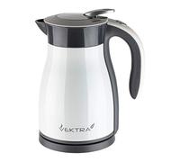 Vektra VEK-1501W Hervidor de Agua, Acero Inoxidable, Blanco