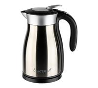 Vektra VEK-1701 Hervidor de agua sin cable con aislamiento al vacío, respetuoso con el medio ambiente, fácil vertido, 1,7 litros, acero inoxidable
