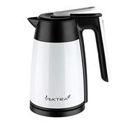 Vektra VEK-1703W Hervidor de Agua, Acero Inoxidable, Color Blanco