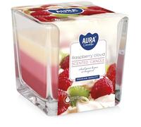 Vela aromática de cristal cuadrado de 32 horas de combustión