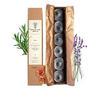 Vela aromática de huelas como hechizos, 100% cera de soja pura. Fragancia mágica. Mecha de algodón/papel Lata de aluminio., negro, talla única