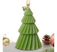 Vela Aromática De Navidad - Vela Aromática De Con Forma De Árbol Navideño | Centro de Mesa Hecho a Mano Decoración Hogar para Escritorio Comedor Iglesia