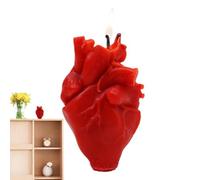 Vela aromática en forma de corazón, velas de soja en forma de corazón, velas de de soja anatómicas