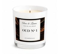Vela Aromática OUD № 1 - Vela Perfumada OUD № 1 - Cera de Oliva Natural - 40+ Horas - Aroma Premium - Hecho en España