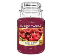 Vela aromática Yankee Candle | Black Cherry vela en tarro grande | Velas de larga duración: hasta 150 h | Regalos perfectos para mujeres