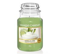 Vela aromática Yankee Candle | Vanilla Lime vela en tarro grande | Velas de larga duración: hasta 150 h | Regalos perfectos para mujeres
