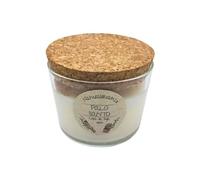 Vela Artesanal Cera de Soja Palo Santo Producto 100% Natural Hecho a Mano 125 gr. VADEINCIENSO