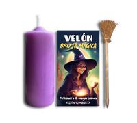 Vela Bruja Mágica ritual de magia velon para peticiones a la energía cósmica instrucciones paso a paso limpieza energetica con accesorios