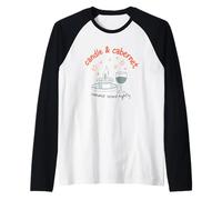 Vela & Cabernet Romance Servido Todas Las Noches Camiseta Manga Raglan