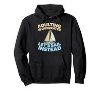 Vela Capitán - Navegación Velerista Velero Sailing Sudadera con Capucha