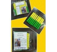 VELA CERA NATURAL NOVENA JUDAS TADEO 11xdiametro1cm, SET 9 VELAS, CON LIQUIDO E INSTRUCCIONES.