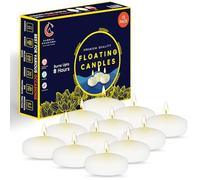 Vela Charisma Flotante Velas 2" de Ancho - Juego de 6 - sin Aroma