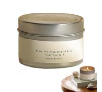 Vela de aromaterapia,Decoración de aromaterapia 20 horas ardiente | de soja en una lata de vela perfumada,Para Sala de Comedor Dormitorio Dormitorio Escritorio Meditación Senderismo Camping