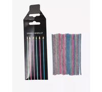 Vela de cumpleaños chispeante - 11 cm, paquete de 12 unidades.