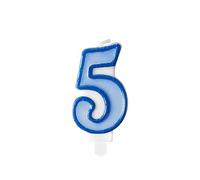 Cumpleaños - número{5} chico azul