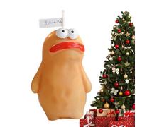 Vela de dibujos animados, velas de dibujos animados de expresión encantadora, vela perfumada divertida para cumpleaños, Navidad