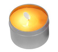 Vela de Emergencia de 24 Horas, Resistente Al Viento, Resistente Al Viento, sin Humo, de Combustión Lenta, Cera de Abeja, Vela de Supervivencia, Vela Brillante de Larga Duración para Acampar (Plata)