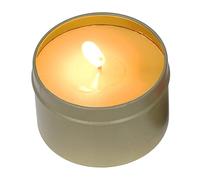 Vela de Emergencia de 24 Horas, Resistente Al Viento, Resistente Al Viento, sin Humo, de Combustión Lenta, Cera de Abeja, Vela de Supervivencia, Vela Brillante de Larga Duración para Acampar (Oro)