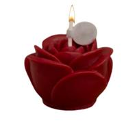 Vela de flores de rosas, Vela de flores - Luces de té de flores artificiales | Velas con forma de flor de cera de soja, vela perfumada decorativa, decoración para dormitorio y hogar