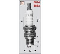 Vela De Ignición Sachs Hobby Rider Recursos Humanos 1 50 1972 1973 1974 Champion