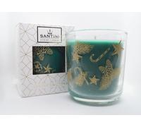 Vela de lujo Santini - Árbol de Navidad, 200g
