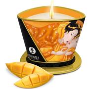 Vela de masaje Shunga Mango, 170 ml