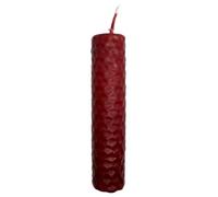 Vela de Miel Cera de Abeja Roja - 10x2,5cm - Confianza, Protección, Pasión, Fuerza Vital - HOSTENATURA