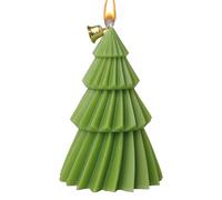 Vela de Navidad | Vela perfumada en forma de árbol de Navidad | Decoración de mesa decorativa natural para sala de estar comedor oficina alféizar de ventana balcón
