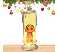 Vela de oración devocional LED sin llama, vela de devoción LED, decoración religiosa de los santos de Jesús, oración católica, devocional