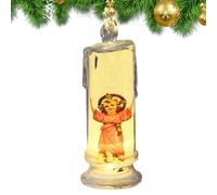 Vela de oración devocional LED sin llama, vela de los Santos de Jesús, decoración religiosa, oración devocional, católica, velas sin llama para el hogar cristiano
