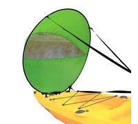 Vela de paddle surf para kayak - Vela de paddle board, vela para kayak | Vela plegable para kayak de paddleboard, vela para kayak con ventana transparente, remo portátil para kayak con