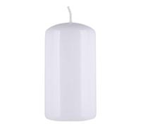 Vela de pilar brillante estándar DONAU HOME/Vela de parafina / 60 x 115 mm/Blanca/Para decoración / 38 horas de duración/Vela decorativa de cera / 1 unidad