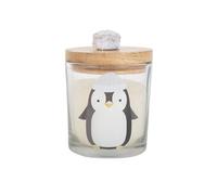Vela de pingüino de vainilla helada, encantadora decoración de invierno, perfumada con vainilla dulce, diseño hecho a mano, regalo para vacaciones y ambiente del hogar