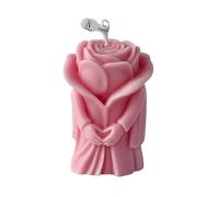 Vela de San Valentín | Decoración Natural Para El Hogar Con A Rosas,Vela Segura de San Valentín en Forma de Rosa | Regalo para Parejas, Él, Ella, Novia, Novio, Esposa, Esposo, Bodas y Cumpleaños