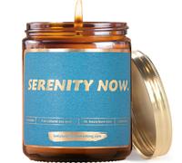 Vela de soja con aroma a lavanda Serenity Now de 9 oz - Regalos de Seinfeld para mujeres y hombres; Merchandising del programa de televisi n Sein