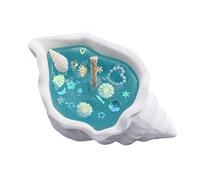 Vela de soja de concha marina, 11 x 6 x 5 cm, velas de de soja perfumadas naturales hechas a mano, velas de vertidas a mano, vela de aromaterapia de sándalo de larga duración, luz de