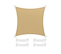 Vela de Sombra de 3 x 3 m Amarillo Arena