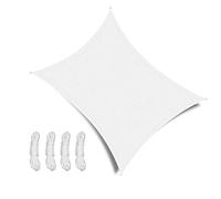 Vela de Sombra Solar rectángulo 2x3m, toldo con Dosel 98% UV Bloque UV Resistente al Agua REFERTA Sol Sol Sol Solo Cubierta de Sombra para el jardín de Patio al Aire Libre Patio Trasero