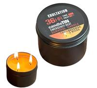 Vela de Supervivencia, 3 mechas para Sobrevivir Velas, 36 Horas de Emergencia Velas de Hogar con, Velas de Larga Duración Vela Candelita Portátil para Apagones Casa Aire Libre Camping