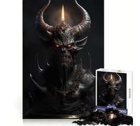 Vela de Terror satánico, Rompecabezas de 1000 Piezas para Adolescentes, Juguete para ejercitar la Mente, Juego Relajante, Corte Premium, (38x26cm)