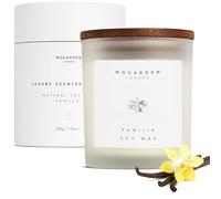 Vela de vainilla de lujo, velas perfumadas, regalos para mujeres y hombres, vela floral de vainilla ámbar, soja natural, 220 g