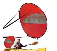 Vela de Viento para Barco de Kayak, Vela de paleta para Kayak bajo El Viento,Velas de Kayak con ventana Transparente, Accesorios de Kayak - Suministros de Navegación de Tabla de Pádel