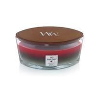 Vela Ellipse WoodWick Winter Garland Trilogy - Aroma Festivo y Elegante para el Hogar, Regalo Perfecto para las Fiestas